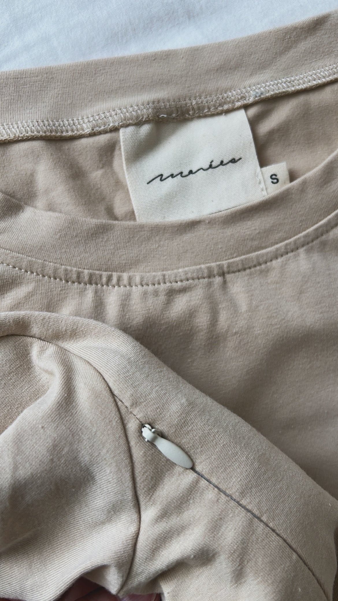 Tee-shirt BOX Beige-sable Imparfait